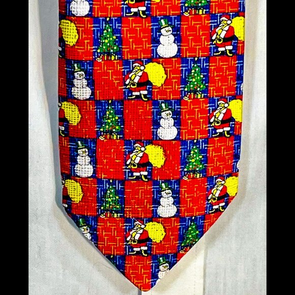 ▪️VTG▪️ CAPE COD NECKWEAR▪️ Pair of 2 Silk Holiday Christmas Neckties - Picture 7 of 8